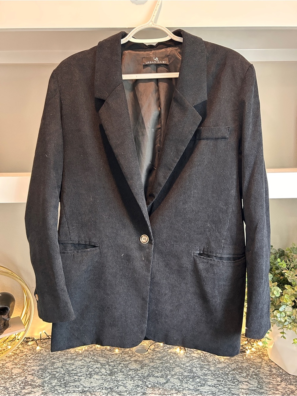 Urban Daizy | Black Women's Blazer Jacket
